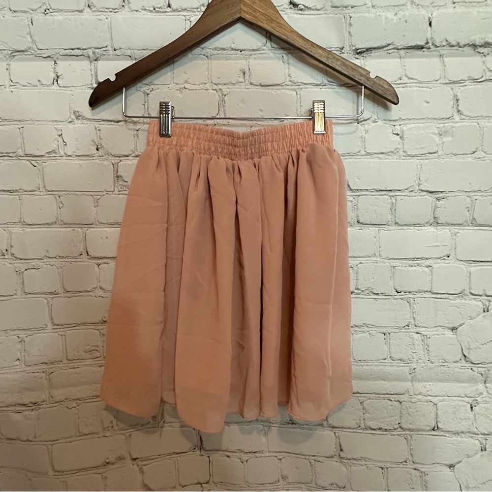 Livagirl pink skirt with elastic waistband